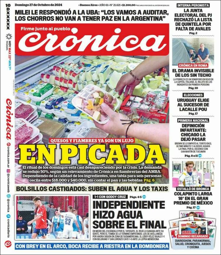 Portada de La Voz del Chaco (Argentina)