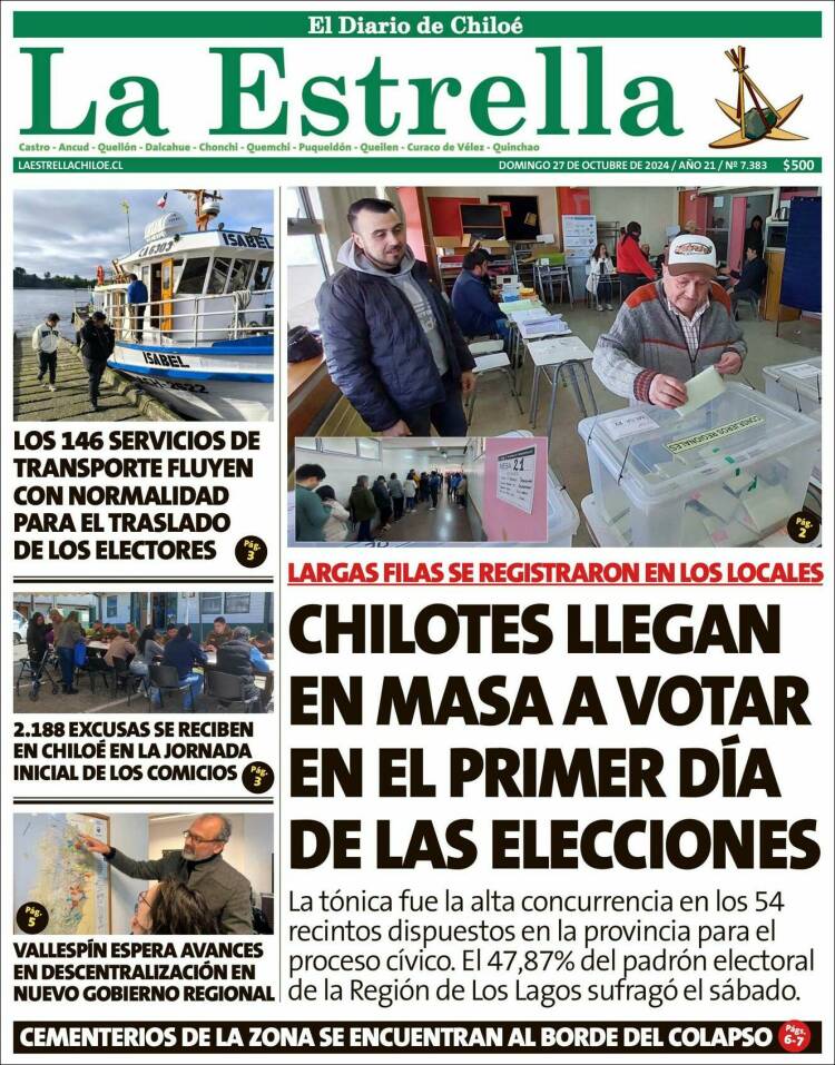 Portada de Estrella de Chiloé (Chile)
