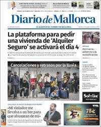 Portada de Diario de Mallorca (España)