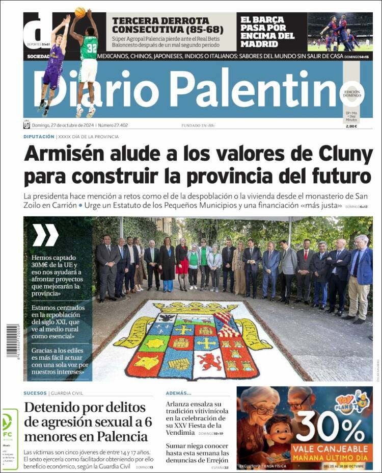 Portada de Diario Palentino (España)