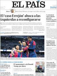 Portada de El País (España)