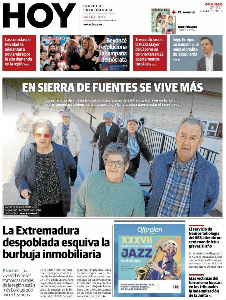 Portada de Hoy - Badajoz (España)