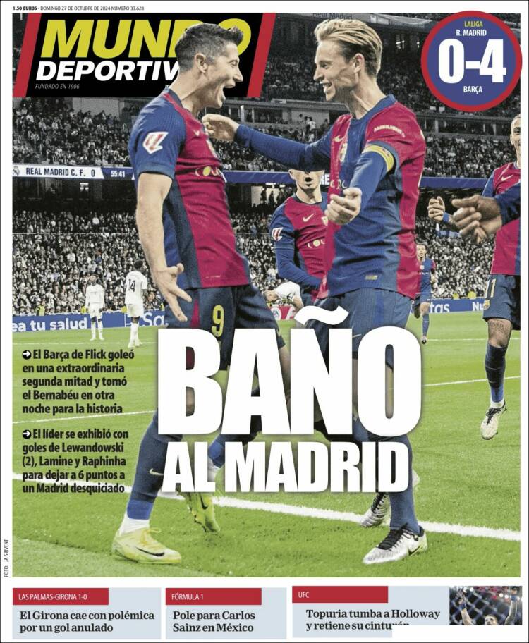 Portada de El Mundo Deportivo (España)