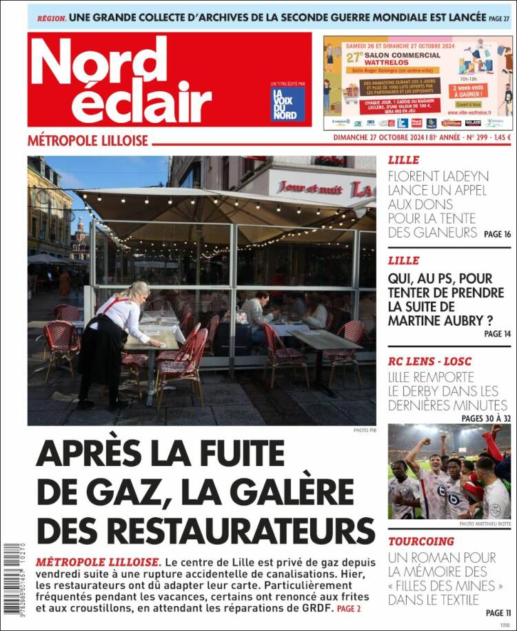 Portada de Nord Éclair (Francia)