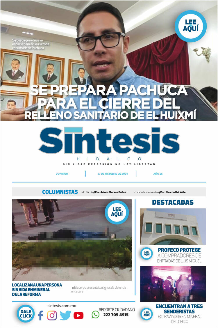 Portada de Sistesis - Hidalgo (México)