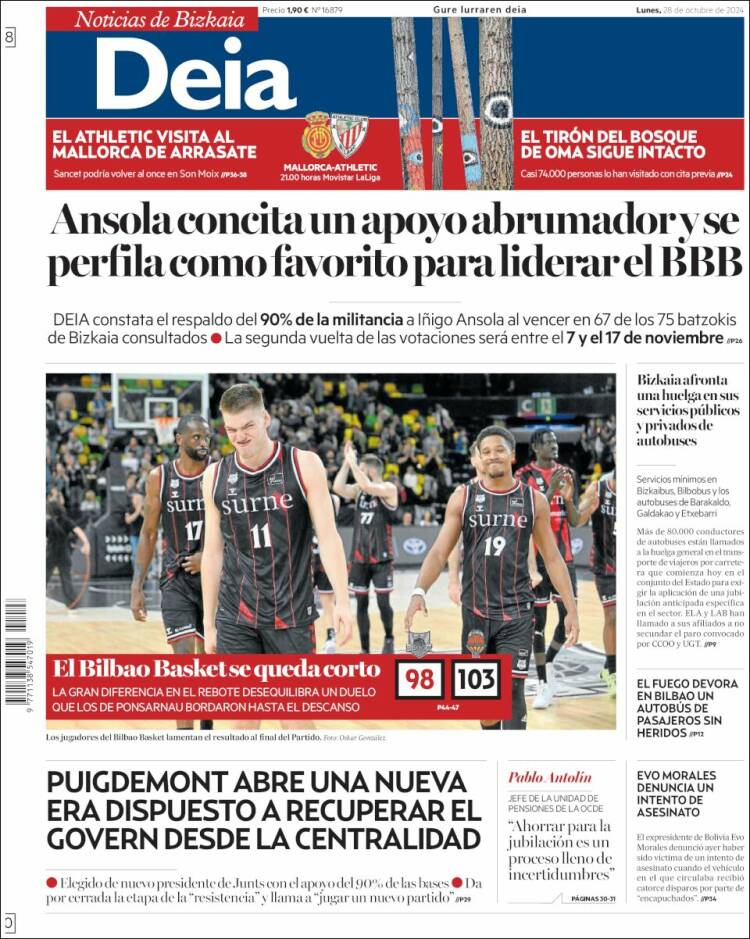 Portada de Deia (España)