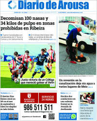 Portada de Diario de Arousa (España)