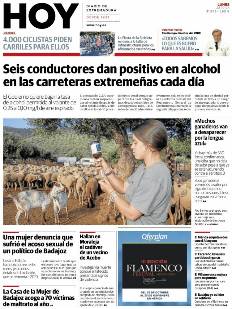 Portada de Hoy - Caceres (España)