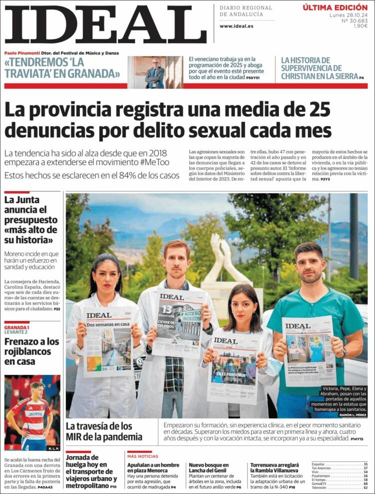Portada de Ideal (España)