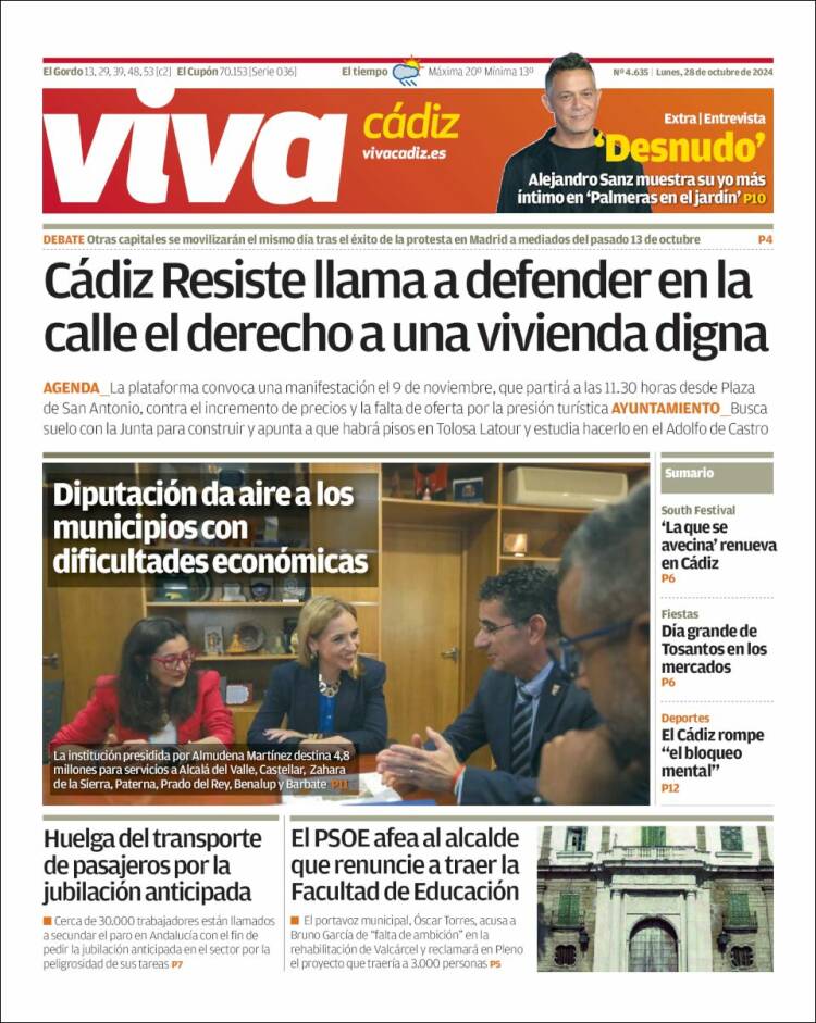 Portada de Información - Cadiz (España)