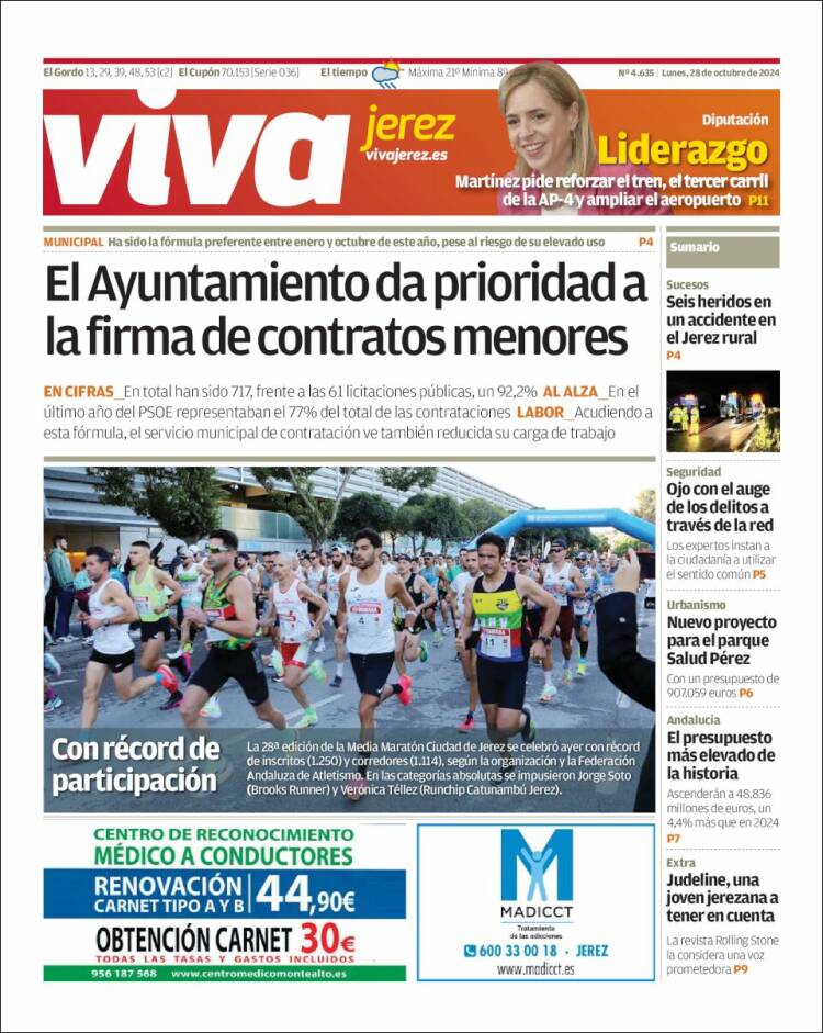 Portada de Información - Jerez (España)