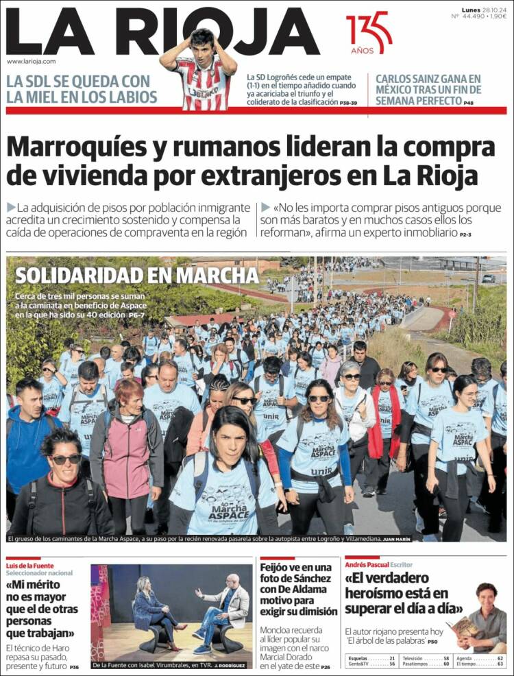 Portada de La Rioja (España)