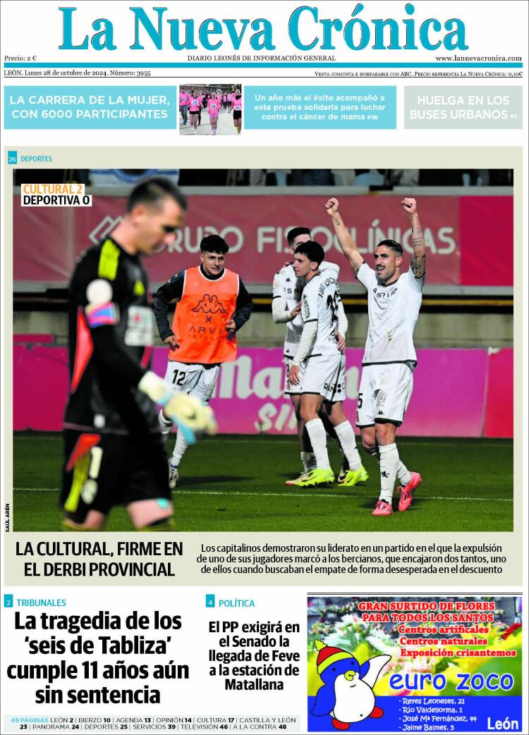 Portada de La Nueva Crónica (España)