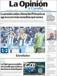 Portada de La Opinión de A Coruña (España)