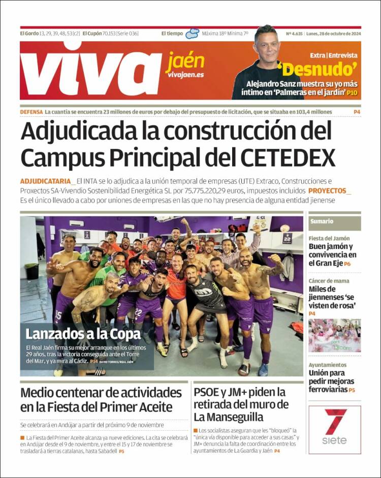 Portada de Viva Jaén (España)