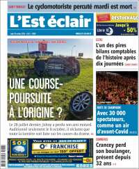 Portada de L'Est Eclair (France)
