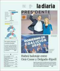 Portada de La Diaria (Uruguay)
