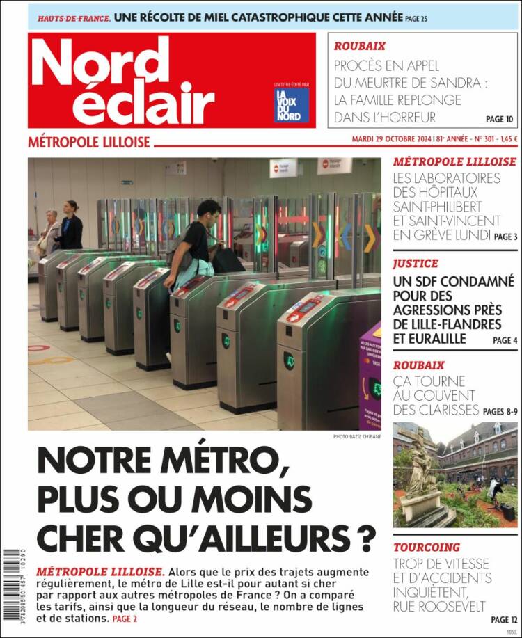 Portada de Nord Éclair (Francia)