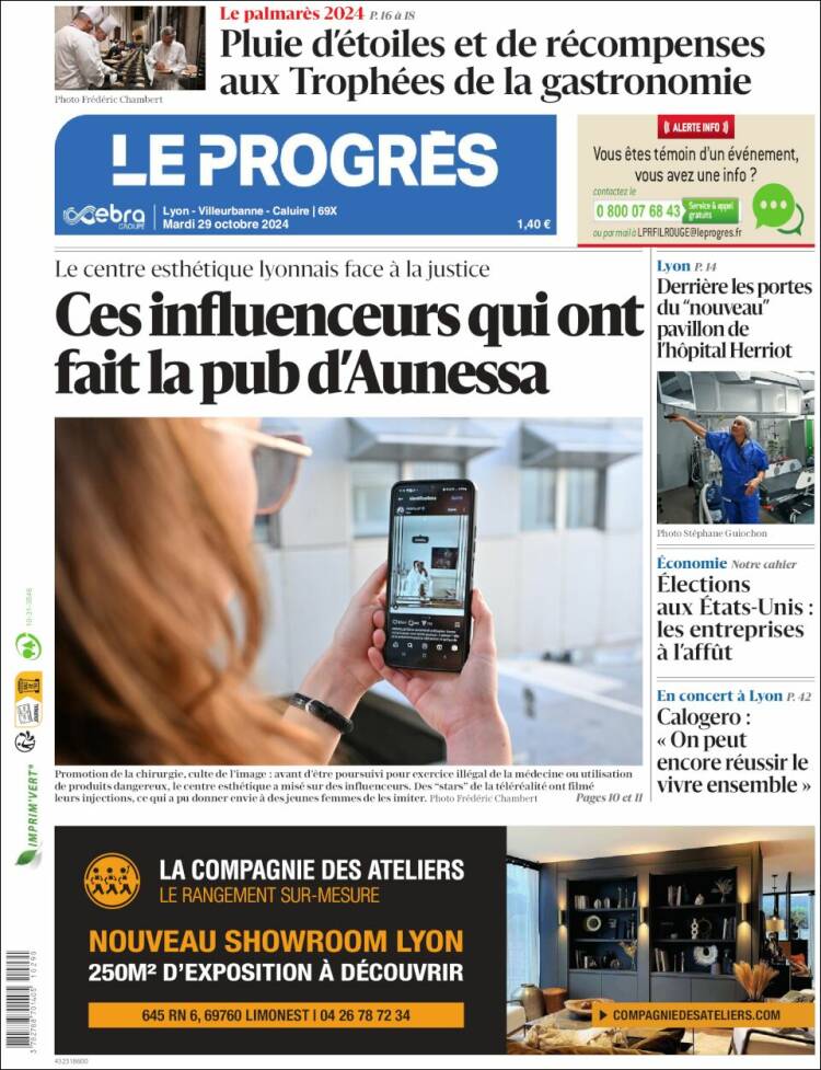 Portada de Progres de Fecamp (Francia)