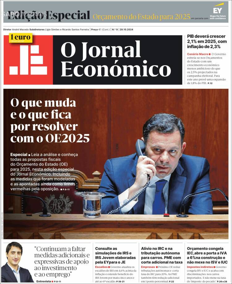 Portada de Oje (Portugal)