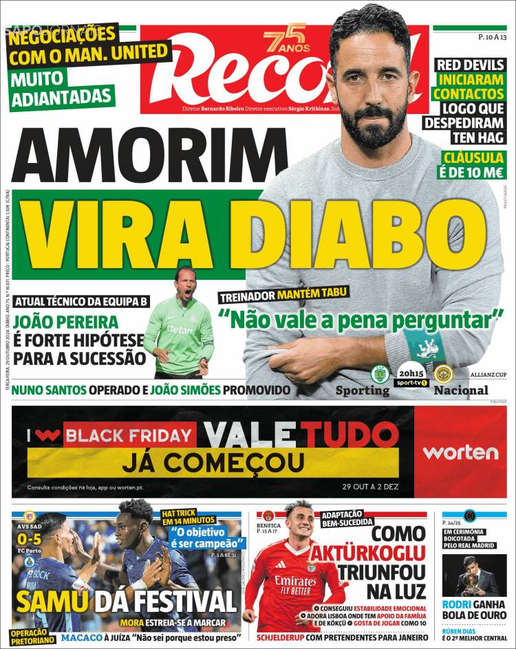 Portada de Record (Portugal)