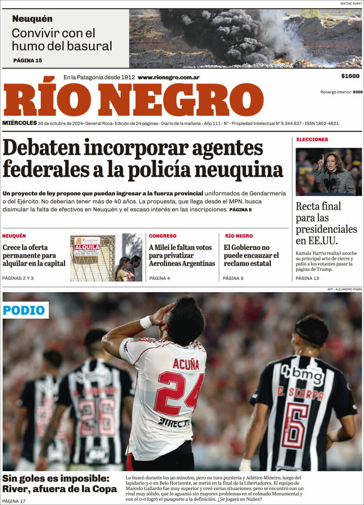 Portada de Rio Negro (Argentina)