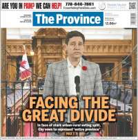 Portada de The Province (Canadá)