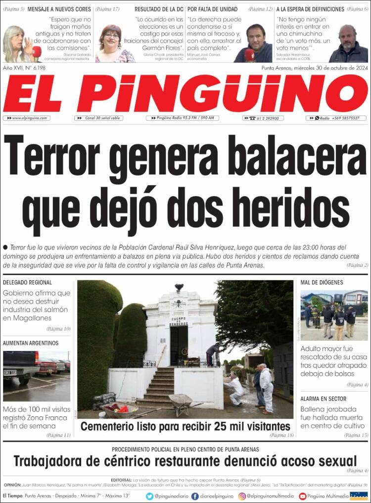 Portada de El Pingüino (Chile)