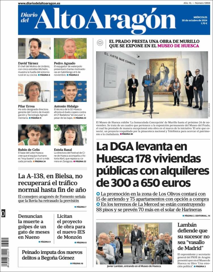 Portada de Diario del AltoAragón (España)