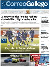 Portada de El Correo Gallego (España)