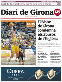 Portada de Diari de Girona (España)