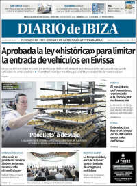 Portada de Diario de Ibiza (España)