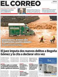 Portada de El Correo (España)