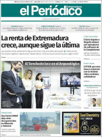 Portada de El Periódico de Extremadura (España)