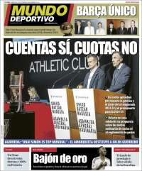 Portada de Mundo Deportivo Bizkaia (España)