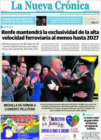 Portada de La Nueva Crónica (España)