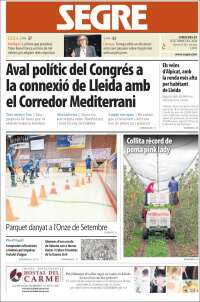 Portada de Segre (España)