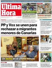 Portada de Última Hora (España)