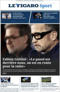 Portada de Le Figaro Sport (Francia)