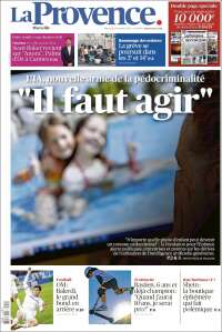 Portada de La Provence (Francia)
