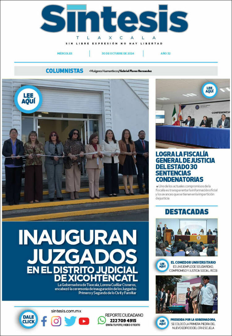 Portada de Síntesis de Tlaxcala (M&eacute;xico)