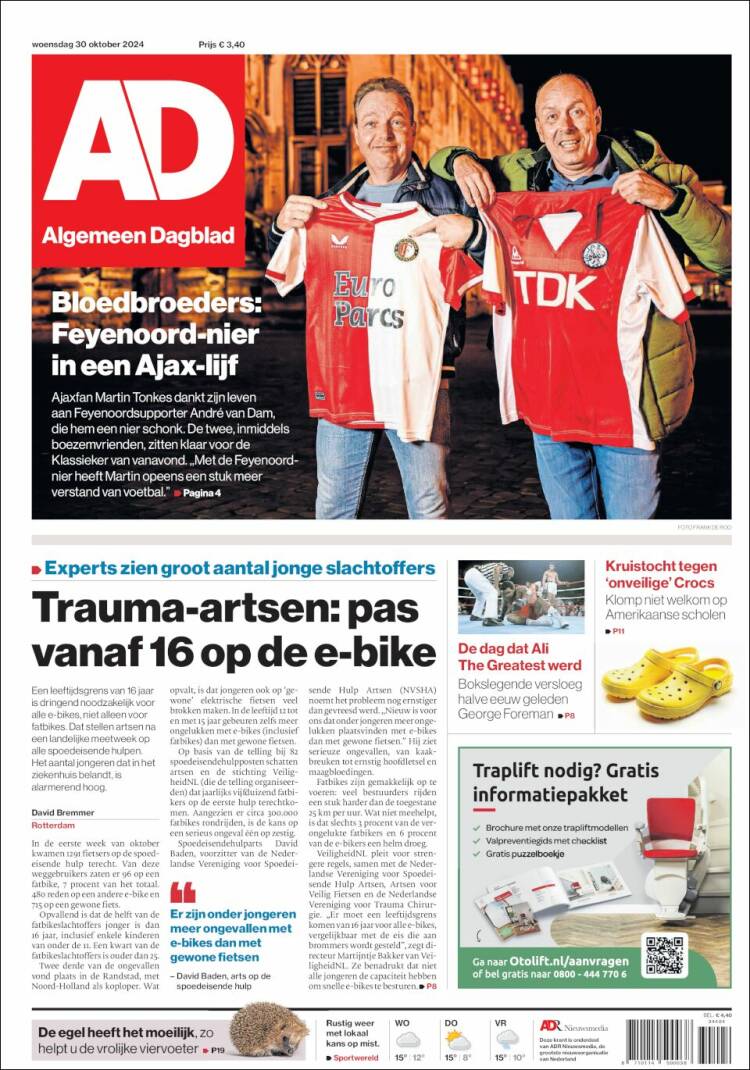 Portada de AD (Pa&iacute;ses Bajos)
