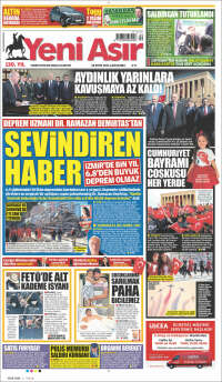 Portada de Yeni Asır (Turquie)