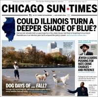 Portada de Chicago Sun-Times (USA)