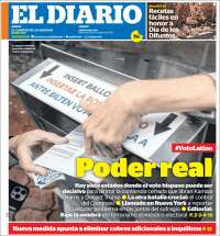 Portada de El Diario NY (USA)