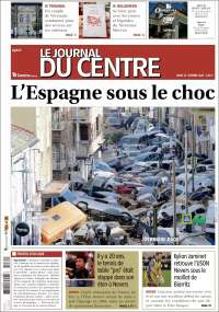 Portada de Le Journal du Centre (Francia)