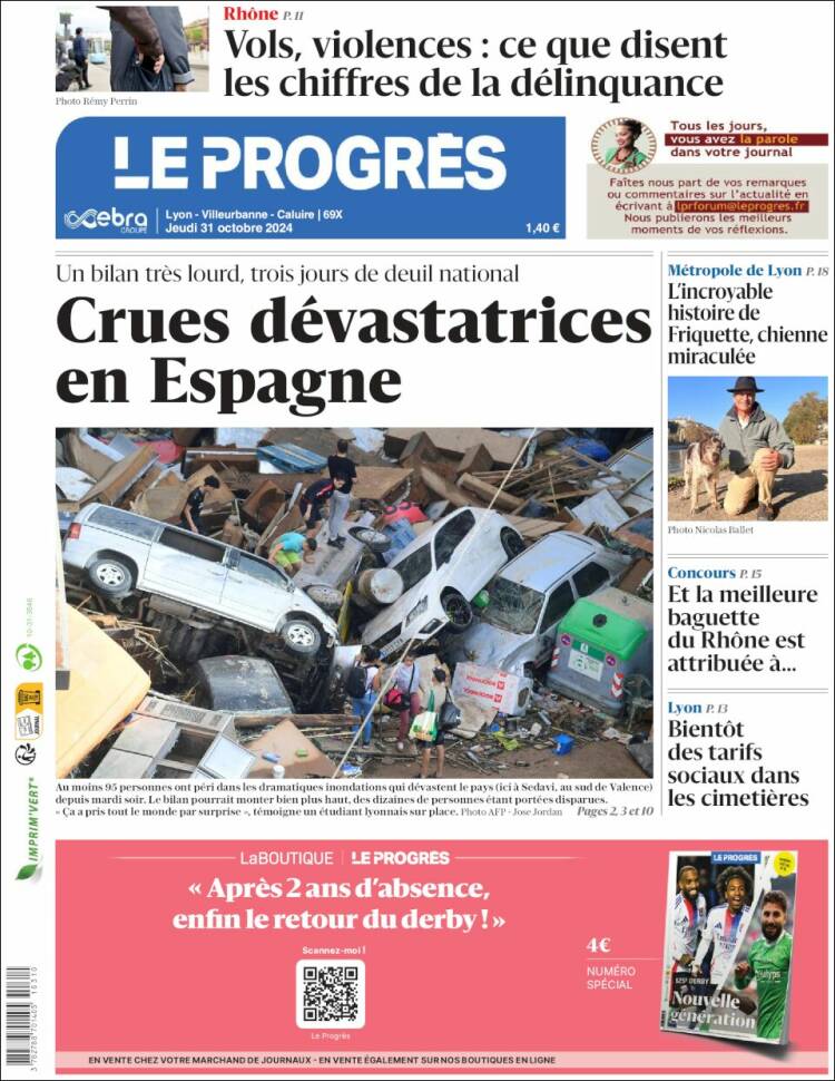 Portada de Progres de Fecamp (Francia)