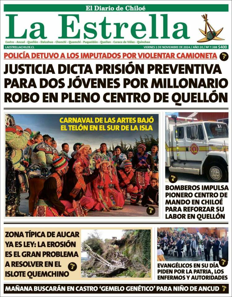 Portada de Estrella de Chiloé (Chile)