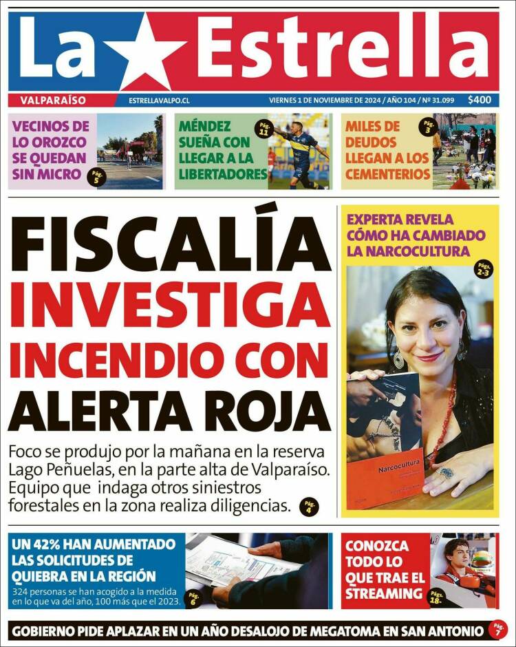 Portada de Estrella de Valparaiso (Chile)