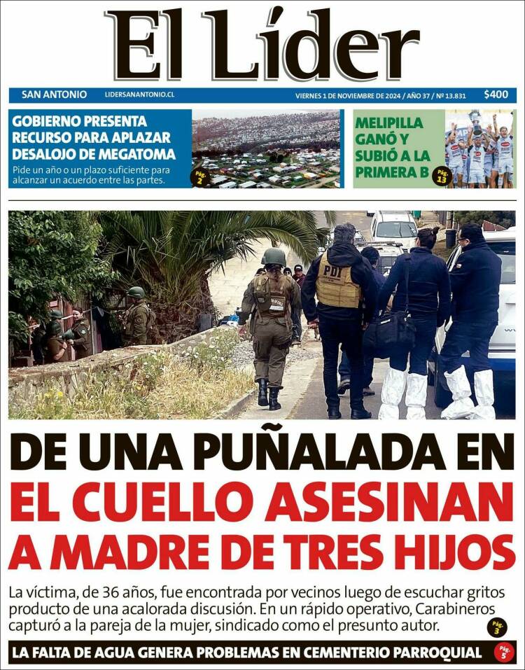 Portada de Lider de San Antonio (Chile)